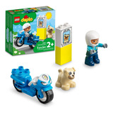 Lego Duplo Town Rescue Police Moto De Juguete Para Niños Peq