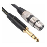 Cable Balanceado Xlr A 1/4 Pulgada (6.35mm) - 6.6