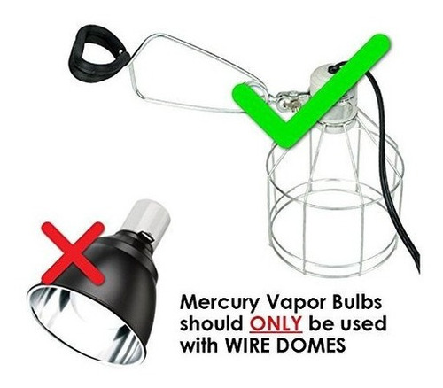 Bombilla De Vapor Mega-ray Mercury Para Reptiles