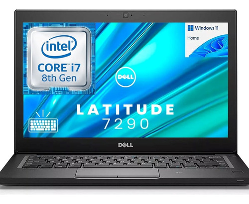 Laptop Dell Latitude 7290 Core I7 8ª Gen 16gb 512gb Ssd 12.5