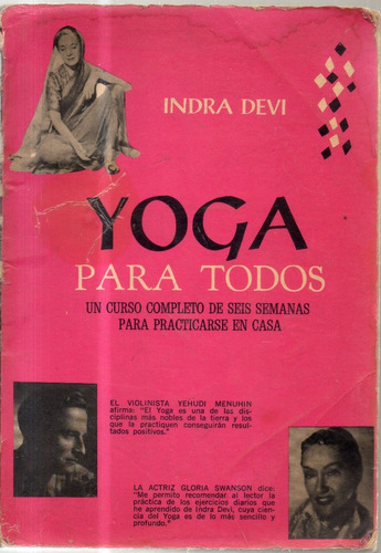Yoga Para Todos Indra Devi Libro Usado 