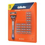 Gillette Fusion Precision 5 C/16 Laminas Recargas  Barbear