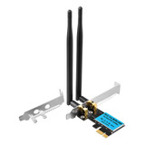 Tarjeta De Red Pcie Wifi Dual Band 1200 Mbps 2 Antenas