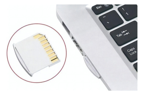 Adaptador De Memorias Micro Sd Para Macbook Air® Pro® Color Blanco