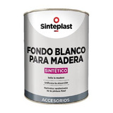 Fondo Blanco Para Madera Sintepla X 4ltr Pintura Base Blanca