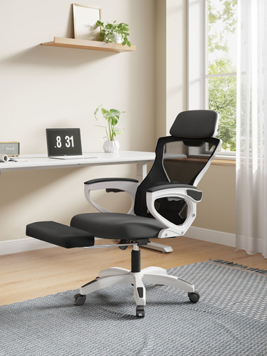 Silla De Oficina Ejecutiva Gamer Con Reposa Pie Reclinable