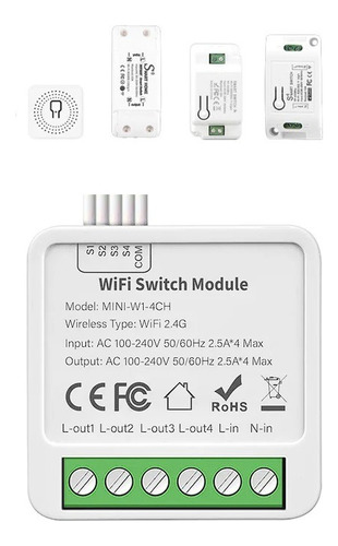 Smart Switch Interruptor Inteligente Wifi Alexa Google 3 Ch 