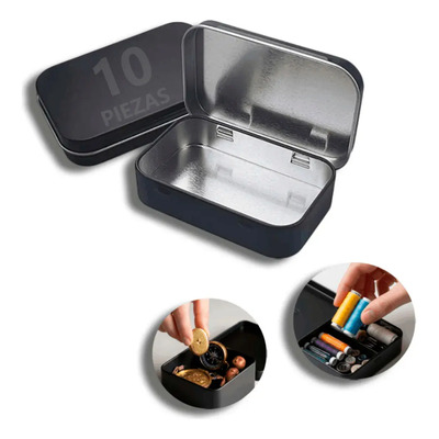 10pzs Caja Mini Metálica Regalo Obsequio Recuerdo Souvenir Negro | MercadoLibre