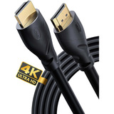 Cable Hdmi Powerbear 4k De 15 Pies | Alta Velocidad, Goma Y