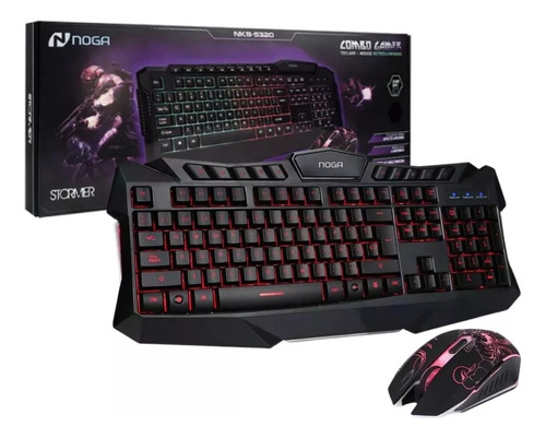 Kit De Teclado Y Mouse Gamer Noga Nkb-5320