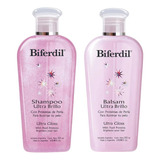 Kit Shampoo+balsam Ultra Brillo Proteina Perlas-biferdedil