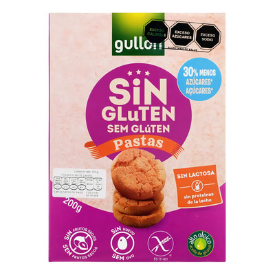 Galletas Polvorones Sin Gluten Vainilla Gullón 200g | MercadoLibre