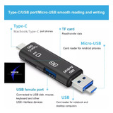 Adaptador Otg Usb, Tipo C, Micro Usb, Micro Sd Para Android 