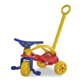 Triciclo Infantil Xalingo Com Empurrador E Proteção Mickey