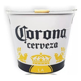 Balde Frapera Hielera Corona Cerveza De Chapa + Frio Eventos