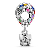 Charm En Plata Casa Y Globos Up Disney