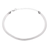 Tobillera Lisse Plata - Tobillera En Plata De Ley 925 Mujer