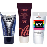 Kit Gel Lubri Volumão Sete 7 Sensações + Anestesico 100dor 