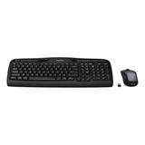 Mouse Logitech, Con Teclado/negro/inalambricos/receptor Usb