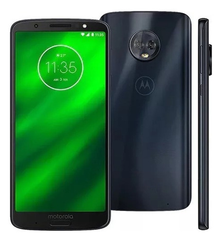 Motorola Moto G6 Plus 64gb Azul Indigo Garantia Nf-e