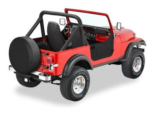 15- Jgo.x2 Faro Jeep Tipo Cj7 Adaptable Ika Willys R/cristal Foto 3