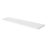 Prateleira Estante Branco Mdf 10x60 Cm Suporte Invisível