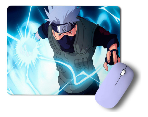 Mouse Pad Kakashi Sensei Naruto Anime 22x18 Cm Diseño #2 