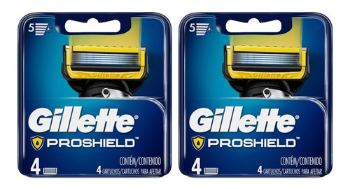 Pack 8 Repuestos Maquina Afeitar Gillette Fusion5 Proshield