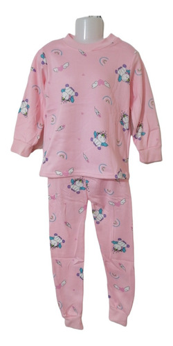 Pijama Invierno Textura Franela Niños Y Niñas Bellos Diseños