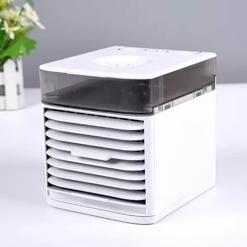 Mini Enfriador Portátil Para Escritorio Air Cooler Color Blanco