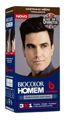 Tintura Biocolor  Homen Tom Castanho Médio 30g