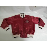 Chamarra Bomber 49ers San Francisco 90s Talla L Varsity Nfl