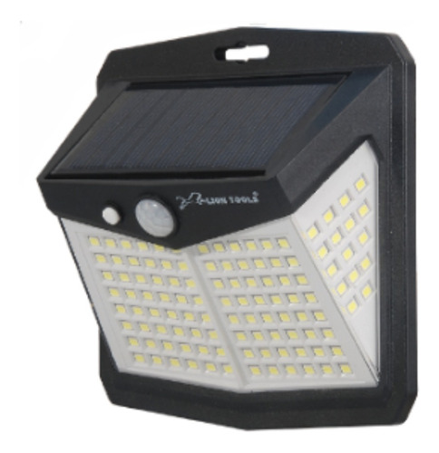 Arbotante  Solar 128 Led Smd Con Sensor De Movimiento 2w