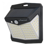 Arbotante  Solar 128 Led Smd Con Sensor De Movimiento 2w