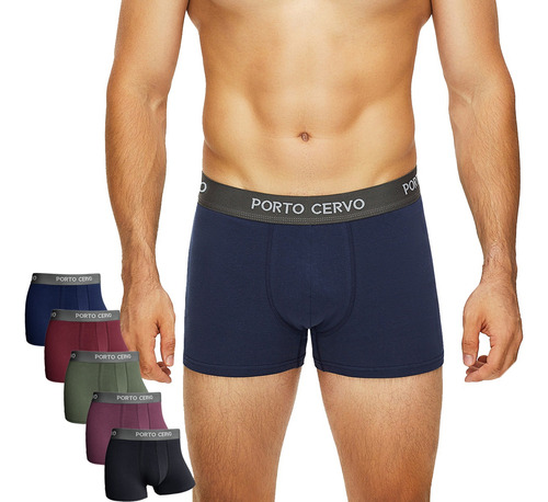 Boxer Hombre Calzoncillo Algodón/licra De Alta Calidad Pack5