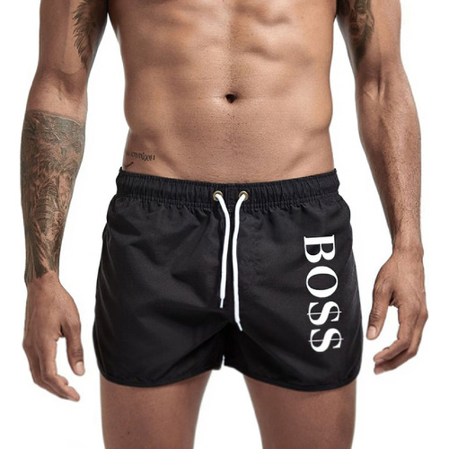 Traje De Baño De Pantalones Cortos Playa Casual Para Hombre