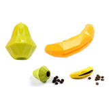 Brinquedo Para Cães Pet Interativo Petisco Fruta Banana Pera