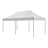 Toldo Plegable Automatico 3x6 M Lona Oxford Blanco Impermeab