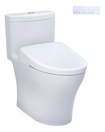 Toto® Washlet®+ Aquia® Iv - Inodoro Alargado De Una Pieza Co