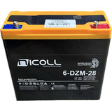 Ciclo Profundo Bateria Nicoll 12v 28ah / 6-dzm-28 /6-dzm-20