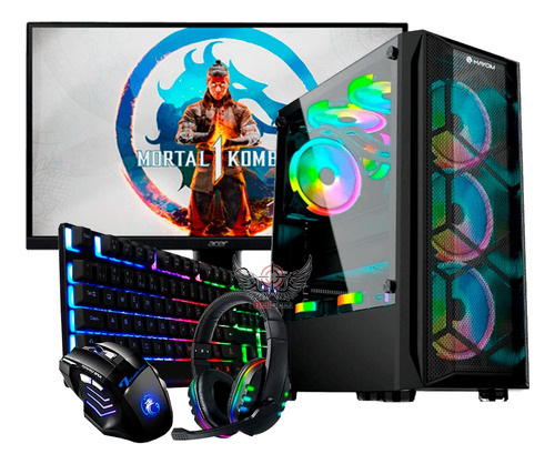 Cpu Pc Game Barato Ryzen Kit Completo Ssd / Placa Video 8gb 