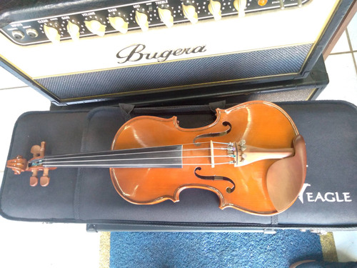 Violino Eagle 3/4 Estojo Luxo E Arco Menor Preço Londrimusic