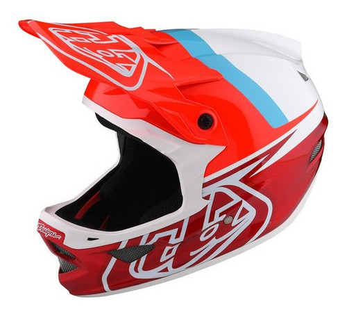 Casco Bici D3 Fiberlite Slant Rojo Tld Original