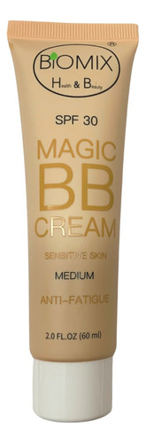 Base Bb Cream Biomix Health & Beauty Anti Fatiga Piel Clara - Mediana Spf 30 Magic Sensitive 60 Ml