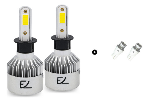 Par Bombillos Luz Led Moto O Carro 16000 Lm H4 Altas/bajas