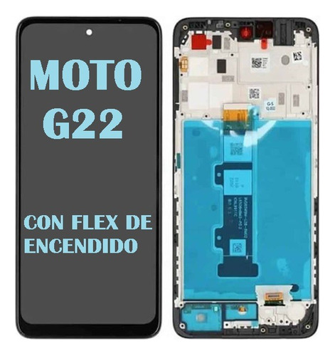 Modulo Motorola Moto G22  100% Original Oem Con Marco 