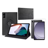 Estuche 360 + Vidrio + Teclado  (mouse) Para Tablet Samsung