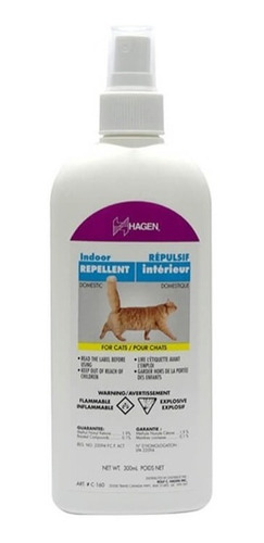 Repelente Hagen Para Gatos No Spray Interiores  300ml