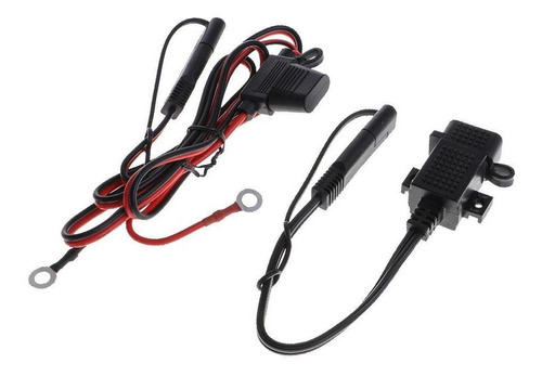 5v 3.1a Impermeable Motocicleta Usb Puerto Zócalo Sae A