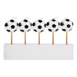 Set Velas Pelotas De Futbol 